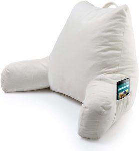 #4. Keen Edge Home Rest Reading Pillow - Shredded Memory Foam