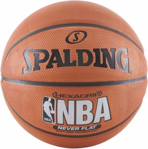#9. Spalding NBA SGT Neverflat 29.5-inch Hexagrip Basketball