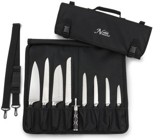 6. Chef Knife Bag (8+ Slots), Durable Knife Carrier