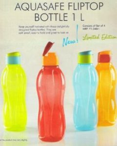 4. Tupperware Eco Sports Water Bottle, 2 pcs