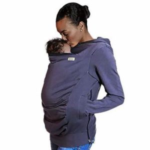 10 Boba Hoodie, Large Baby Carrier Grey Cover Hooded Sweatshirt