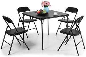 12. JAXPETY Folding Table and Chairs Set, 5-Piece