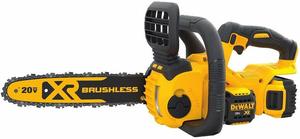 2. DEWALT DCCS620P1 Lithium-Ion Cordless Chainsaw Kit