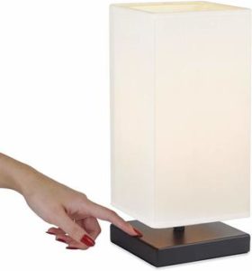 3. Revel Lucerne 13-Inch LED Modern Touch Table Lamp, for Bedroom