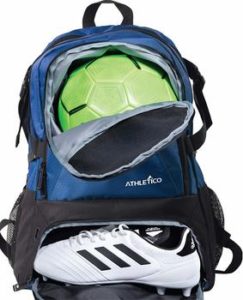 5. Athletico national backpack for basketball, football,