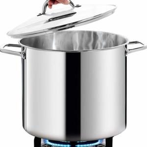 6. HOMICHEF Commercial Grade STOCK POT 20 Quart