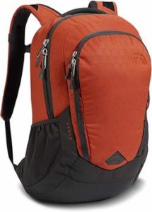 6. The North Face Vault Backpack, Asphalt Grey and Ketchup Red