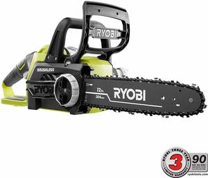 8. Ryobi ONE+ 12 in. 18-Volt Electric Cordless Chainsaw