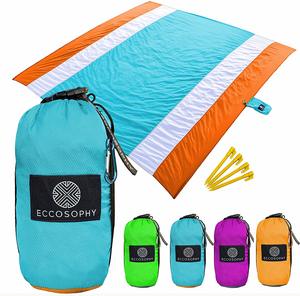 9. ECCOSOPHY Beach Blankets Sand Proof