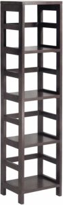 #1 Winsome Wood Shelving, Small, Espresso