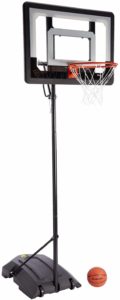 #4. SKLZ Pro Mini Basketball Hoop System, Adjustable-Height Pole, 7-Inch Ball