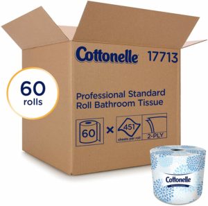 #5. Cottonelle Professional Bulk White Toilet Paper (17713), Standard Rolls