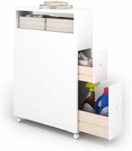 #6 Tangkula Slim Bathroom Storage Cabinet