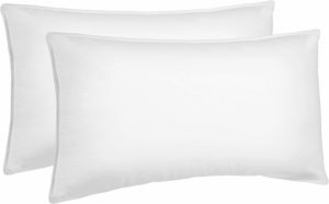 7. AmazonBasics Down Alternative Bed Pillows 