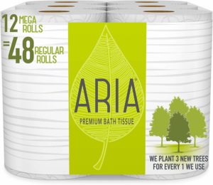 #7. Aria Premium, Earth Friendly and Eco-Friendly Toilet Paper