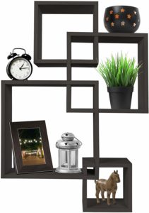 #8 Greenco 4 Cube Intersecting Shelves