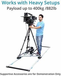 8. PROAIM Portable 12ft Straight Professional Aluminium Tripod Dolly