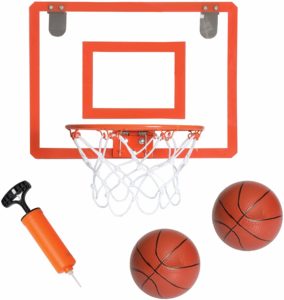 #8. Play Platoon Mini 16 x 12 Inch Basketball Hoop for Bedroom, Office, For Indoors