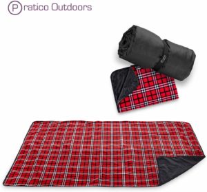 #8. Premium Extra Large Outdoor Picnic Blanket, Red Color, 