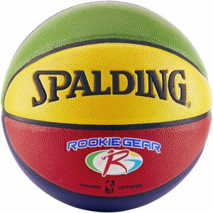 #8. Spalding Rookie Gear Youth Indoor Outdoor Composite 27.5-Inch Basketball