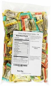 9. Chimes Ginger Chews 1lb Variety Bag