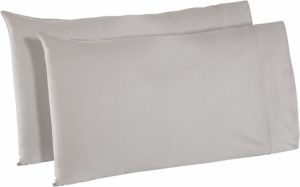 #9. Stone & Beam Rustic 100% Cotton Flannel Solid Pillowcase, King,