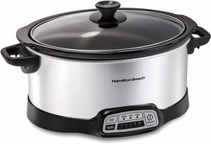 1. Hamilton Beach 7-Quart Programmable Slow Cooker