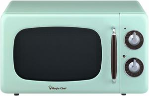 #1. Magic Chef MCD770CM 700W Retro Countertop Microwave 0.7-Cu. Ft. Oven