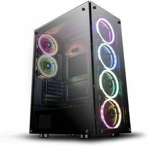 #14. DarkFlash Phantom ATX Mid-Tower Computer Desktop Gaming Case
