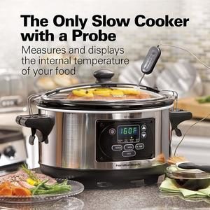 3. Hamilton Beach Portable Digital Programmable Slow Cooker, 6-Quart