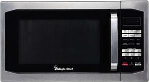 #3. Magic Chef MCM1611ST 1100W Oven, 1.6 cu.ft, Stainless Steel Microwave