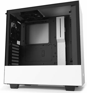 #4. NZXT H510 CA-H510B-W1 ATX Mid-Tower Case – Compact