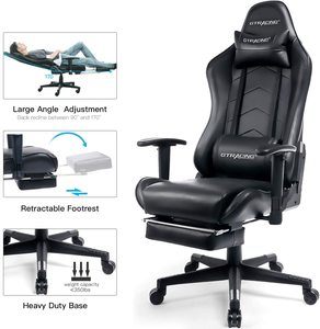 5. GTRACING Gaming Chair with Footrest