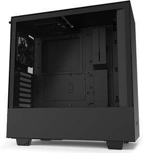 #5. NZXT H510 Compact ATX Mid-Tower Case, Tempered Glass Side Panel