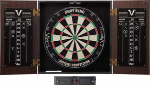 5. Viper Stadium Cabinet & Shot King Sisal Bristle Dartboard Bundle