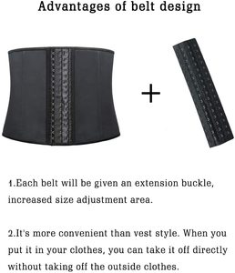 7. GainKee 100% Latex Men Waist Trainer Corsets