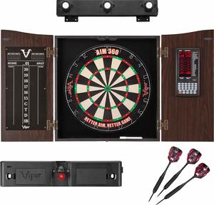 7. Viper Vault Deluxe Dartboard Cabinet