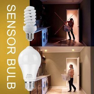 7. Wixann 12W Motion Sensor Light Bulbs