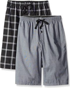 8. Hanes Men's 2-Pack Woven Pajama Short