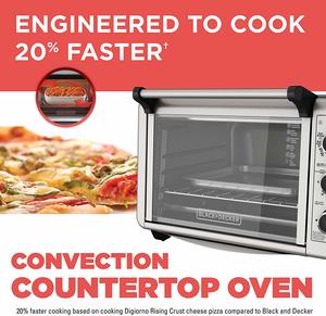 9. Black+Decker TO3210SSD 6-Slice Convection Toaster Oven