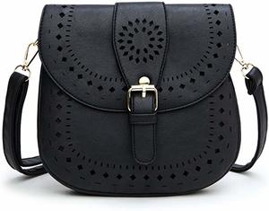 9. Forestfish Ladie's PU Leather Vintage Bag