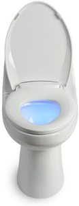 #1 Brondell L60-RW LumaWarm Heated Nightlight Round Toilet Seat