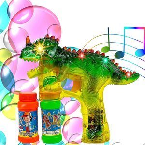 1. Toysery Dinosaur Bubble Shooter Gun