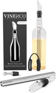 1. VINENCO Wine Chiller Set Design Bar Accessory Men Women