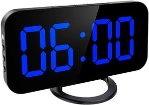 #10. KeeKit Digital Large 6.5 LED Alarm Clock
