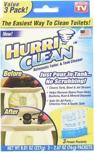 #12 Ontel HurriClean Automatic Toilet & Tank Cleaner 