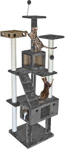 #2. Furhaven Pet Tiger Tough Cat House Tree Condo
