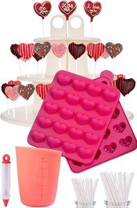 3. I Heart Cake Pops - Jam packed with silicone cakepop baking mold