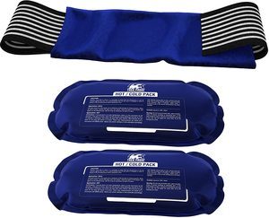 3. Reusable Hot and Cold Therapy Gel Wrap, (2-Piece Set)