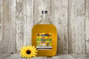 #4 Smude Sunflower Oil 1 Gallon Glass 
